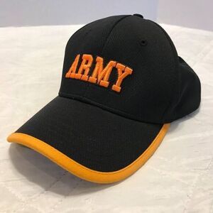 Army‎ black and orange baseball hat